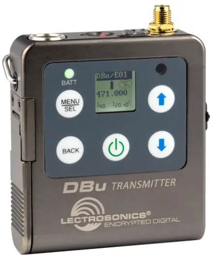 LECTROSONICS DBu E01 Digital Belt Pack Transmitter