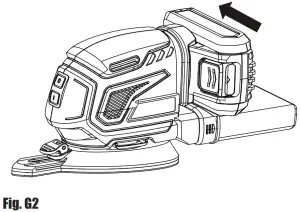 Wickes Cordless Detail Sander 18V Lithium - Fig. G2