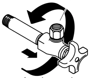 KOHLER K 7607 NPT Angle Supplies with Loose Key Stop and Annealed Vertical Tube - SYMBOL 5