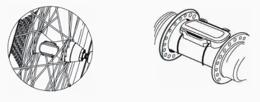 Cloudbook TY JSLC02 Sensor for Bike Trainers- Power trainer mode