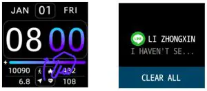 KINGWEAR KW22 Smart Watch - Operation 2