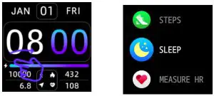 KINGWEAR KW22 Smart Watch - Operation 3