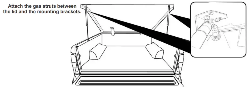 Attach The Gas Struts