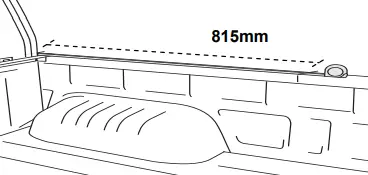 Fig.1 - Gas strut bracket location