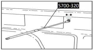 diagramFig.4 - Gas strut orientation