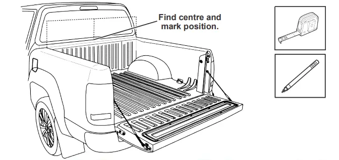 Find Centre and Mark Position