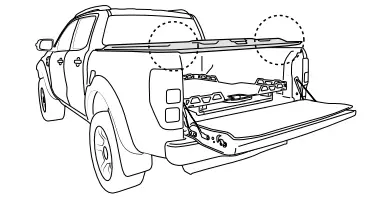 Put the Tailgate down and adjust