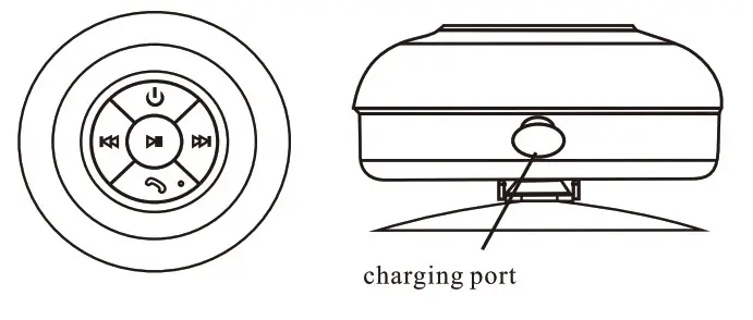 Enko Star BTS 06 Cheap Waterproof Bluetooth Speaker Sucker Speaker - Product Overview