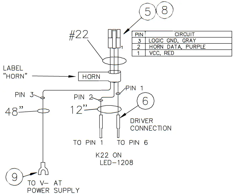 FAIR PLAY 8100-8300 Outdoor Horns - DRIVER