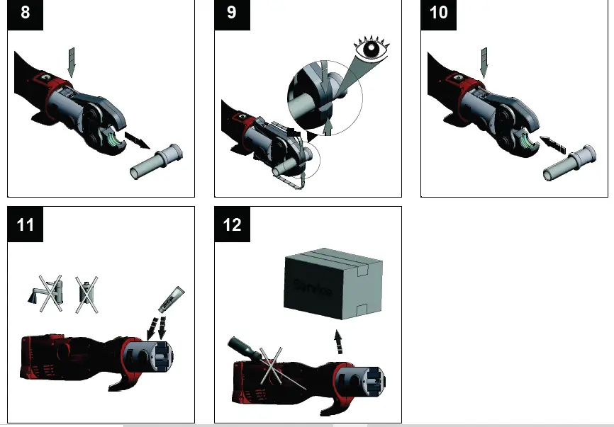 novopress ACO203 Copper Press 18V Battery Tool Kit-12