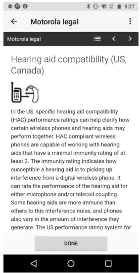 MOTOROLA MOBILITY T56ZF3 Mobile Cellular - app4
