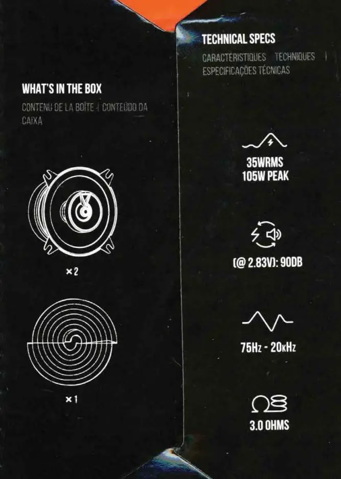 JBL Club 422 - What's in the box