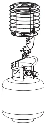 PROCOM PCTT360 Infra red Tank Top Heater