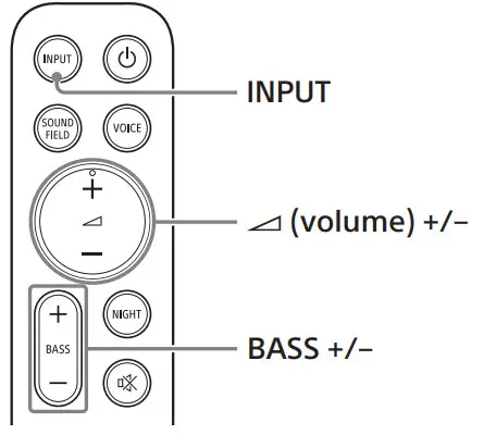 SONY HT SC40 Sound Bar - Music from