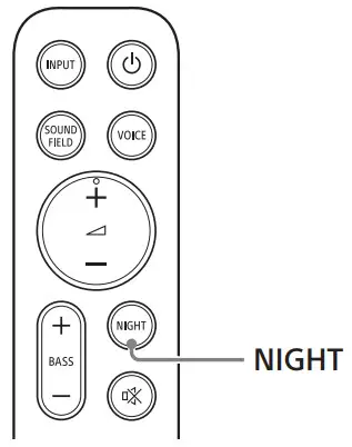 SONY HT SC40 Sound Bar - NIGHT