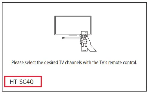 SONY HT SC40 Sound Bar - appears
