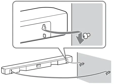 SONY HT SC40 Sound Bar - speaker