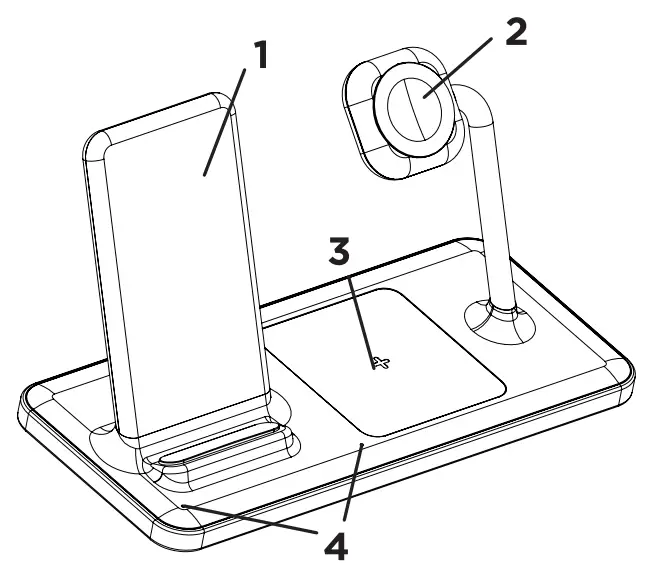 FUEL 4 in 1 Power Wireless Charger Station- fig1