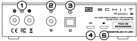 SCHIIT MODI 3E Digital to Analog Converter - figure 1