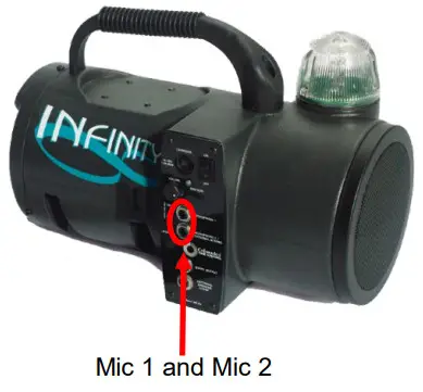 COLORADO TIME SYSTEMS F849 Infinity Start System - Mic 1 and Mic 2
