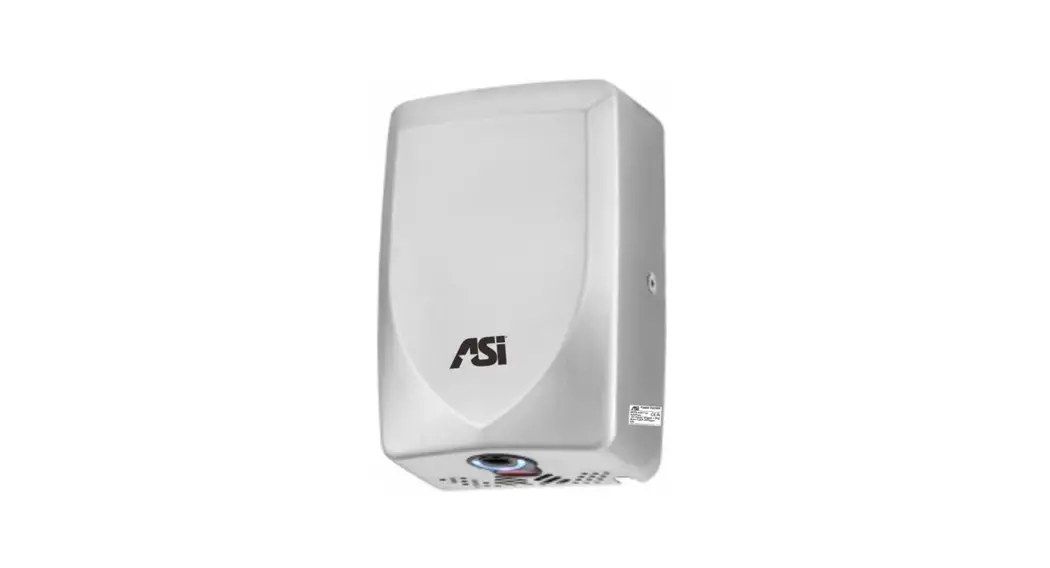 Asi 0192-1-93 4 Inch [102] Turbo Swift Ada Compliant Hand Dryer Instruction Manual