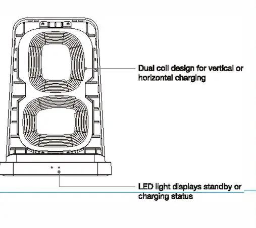 Rosewill RBWC-20030 Wireless Charger Stand 1