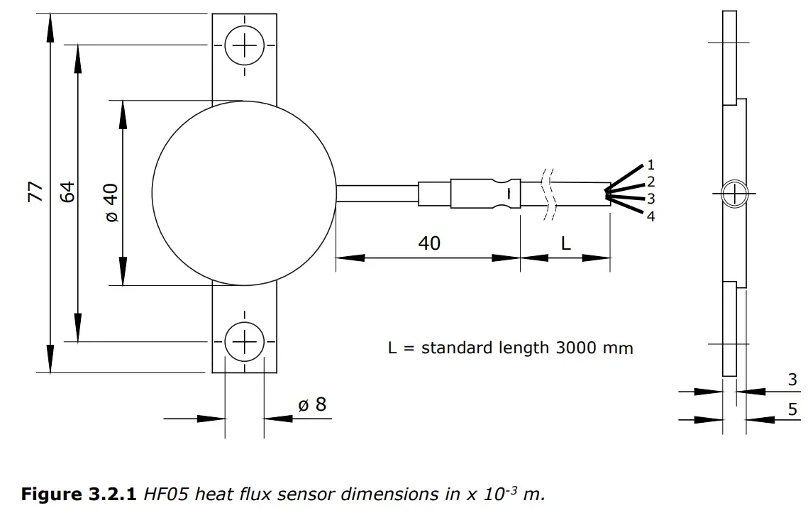 Hukseflux HF05 Industrial Heat Flux Sensor-fig4