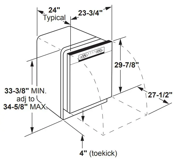 GE Appliances GDF550PGR Front Control Dishwasher 2