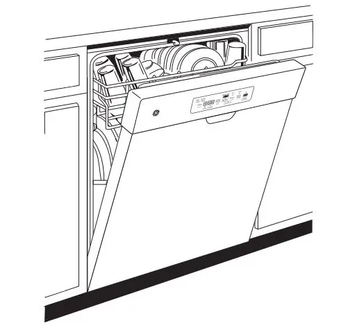 GE Appliances GDF550PGR Front Control Dishwasher 3