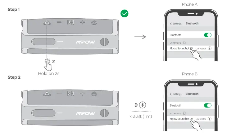 Switch Between 2 Bluetooth Devices