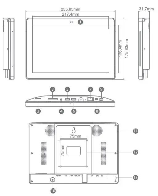 Shenzhen Electron Technology WA1042T Meeting Room Interactive Digital Signag-FIG2