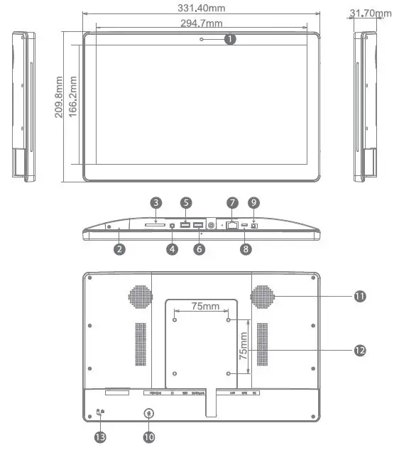 Shenzhen Electron Technology WA1042T Meeting Room Interactive Digital Signag-FIG3