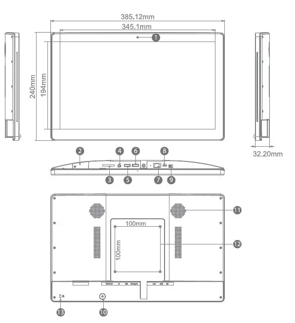 Shenzhen Electron Technology WA1042T Meeting Room Interactive Digital Signag-FIG4