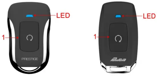 PRESTIGE 181TWSPTI Remote Control