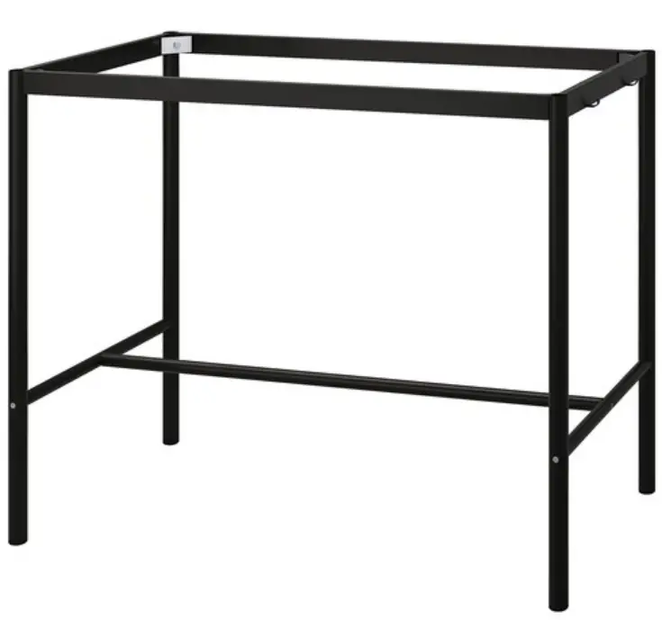 IKEA TOMMARYD Underframe Anthracite 127x67x102cm