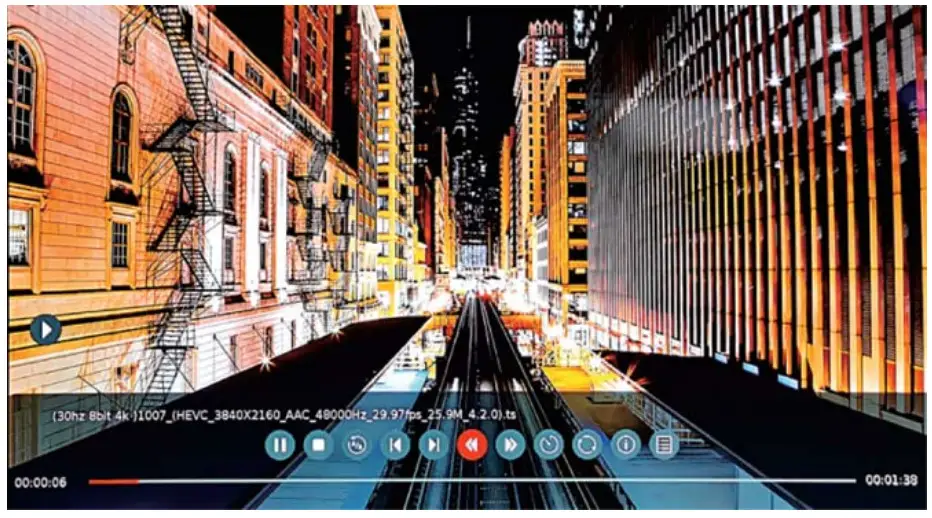 Shenzhen Qiyue Optronics D70S218 U A I 70 Inch Smart LED TV - Movie Menu