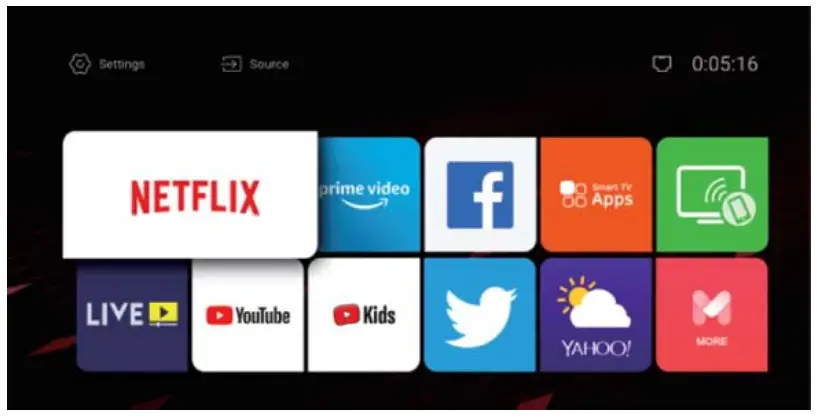 Shenzhen Qiyue Optronics D70S218 U A I 70 Inch Smart LED TV - Smart TV Operation