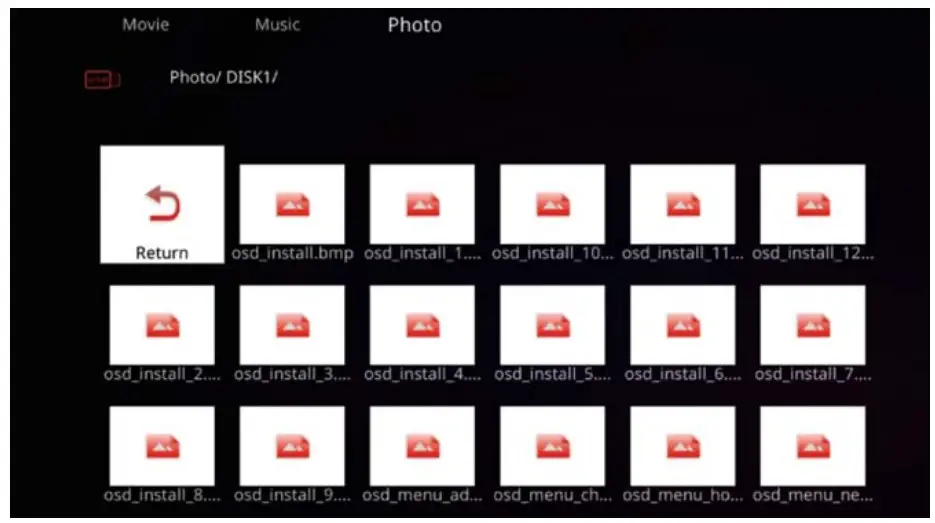 Shenzhen Qiyue Optronics D70S218 U A I 70 Inch Smart LED TV - USB Media Menu