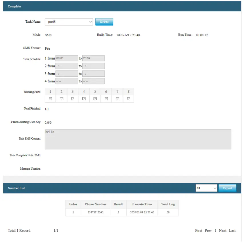 Etross SMS Gate Way GSM &amp 4G LTE app 19