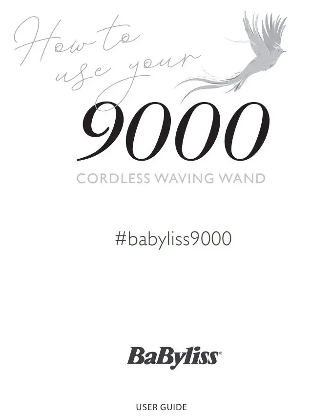 BaByliss Cordless Waving Wand Instructions