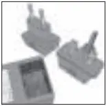 BaByliss Cordless Waving Wand Instructions - select the correct adaptor pins