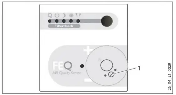 STIEBEL ELTRON 189800 Air Quality Sensor FEQ for Ventilation Unit - figure 2