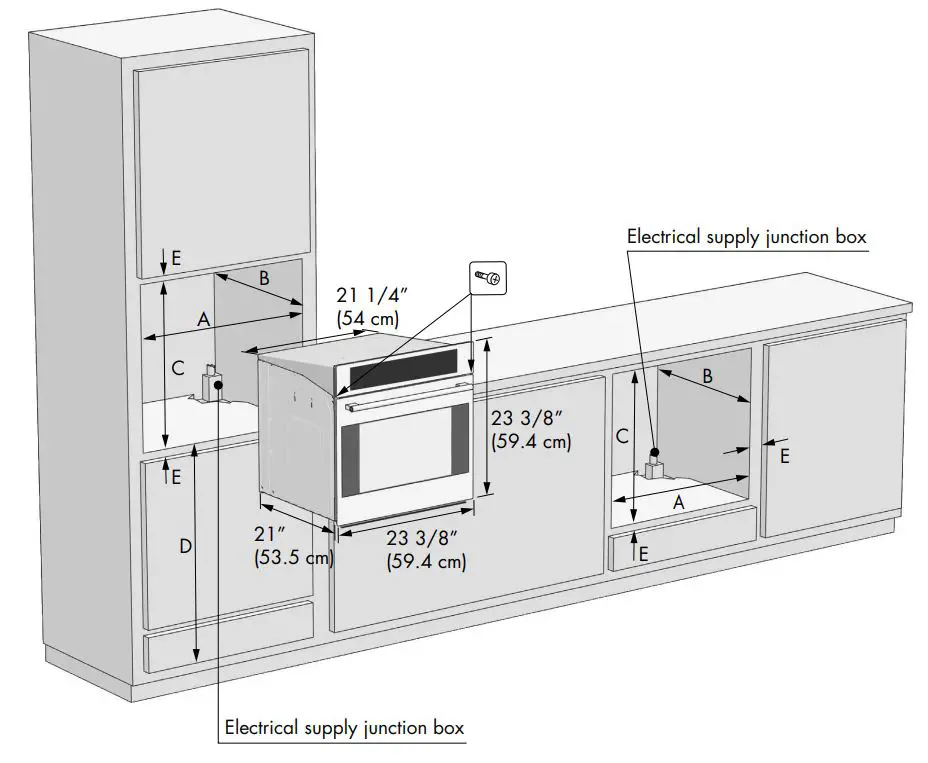 FULGOR F7SP24S1 24 MULTIFUNCTION SELF-CLEANING OVEN Instruction Manual - WALL OR UNDER COUNTER INSTALLATION, SINGLE OVEN