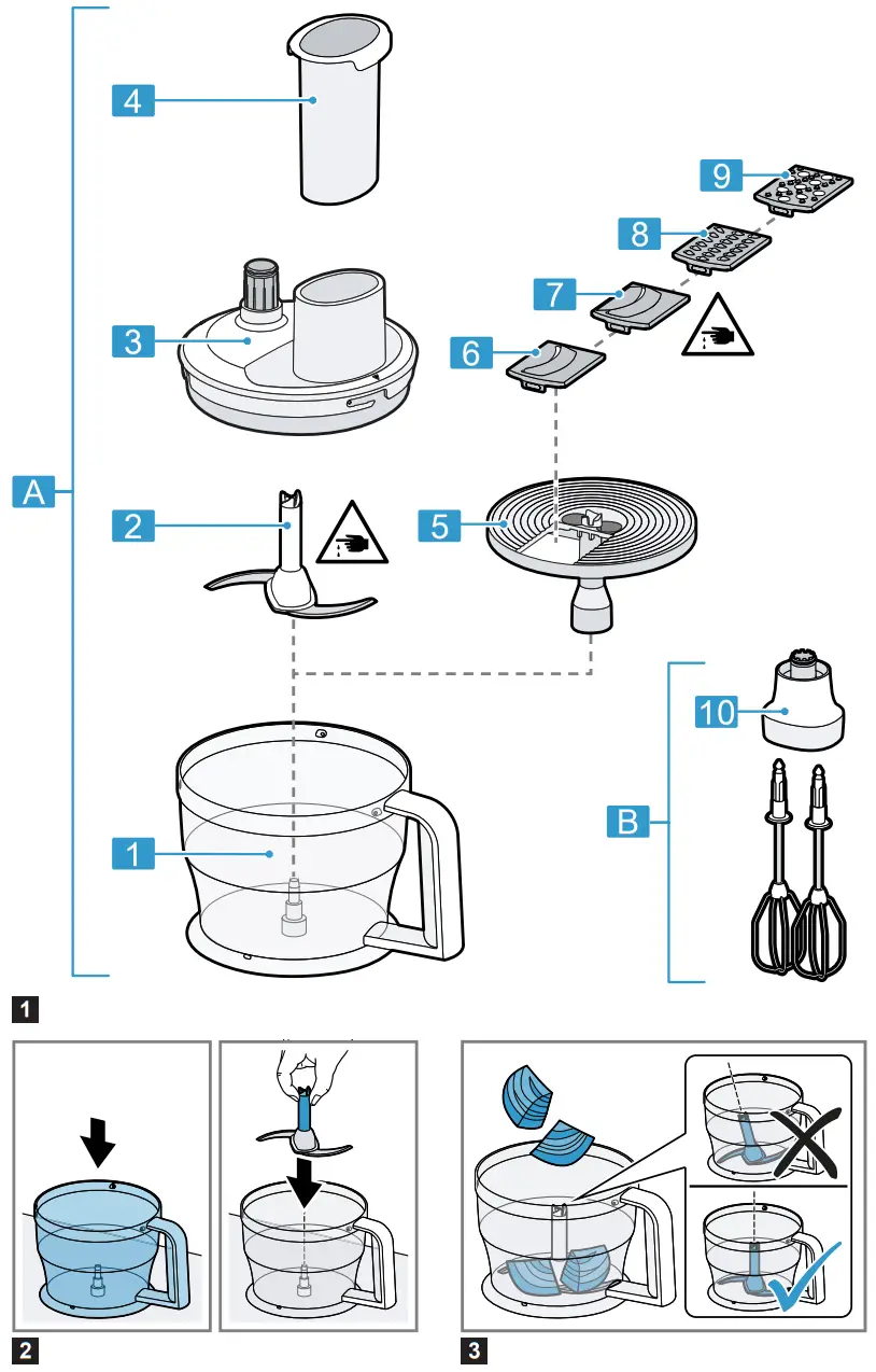 BOSCH MS6 ErgoMixx Hand Vacuum Blender - fig1
