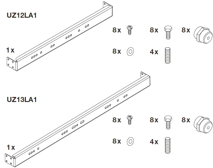 hager UZ12LA1 Support Rail 01