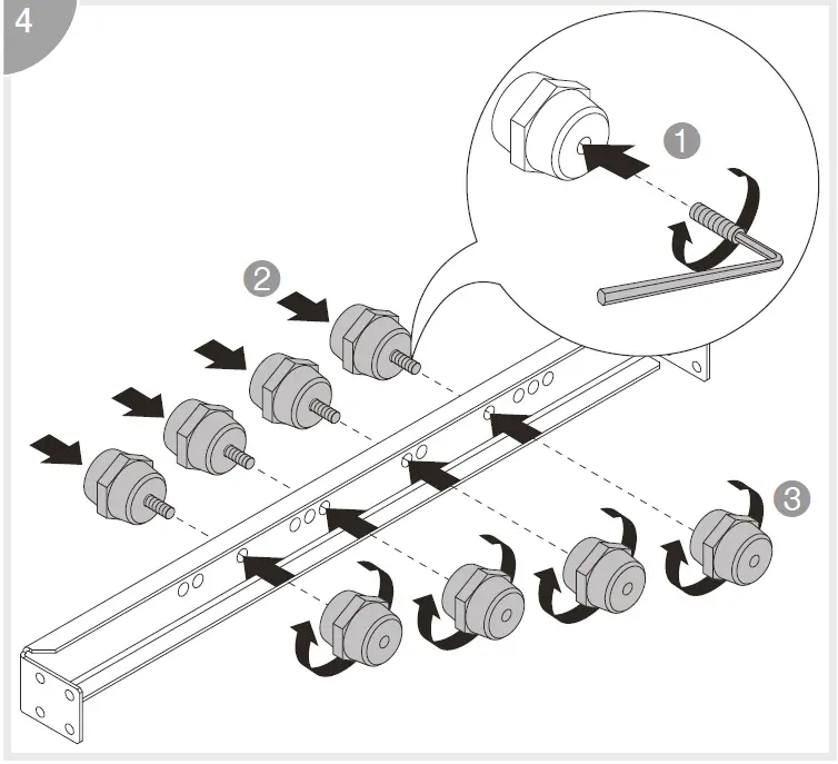 hager UZ12LA1 Support Rail 12