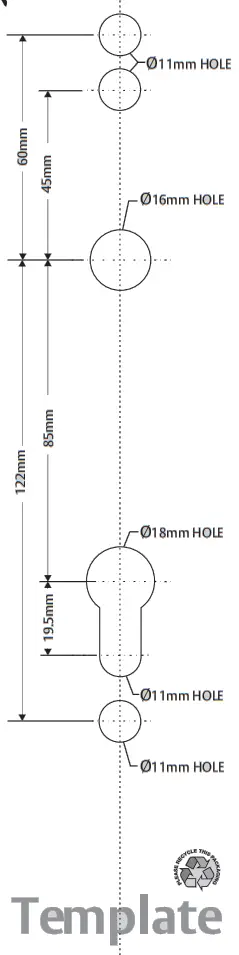 LOCKWOOD Induro Mortice Lock Palladium Xtra Furniture - fig