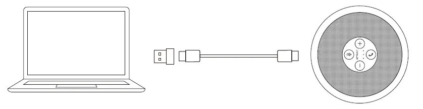 EMEET OfficeCore M1A Portable USB Speakerphone fig 3