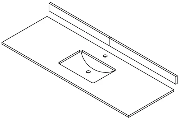 WYNDHAM COLLECTION WC 1111 60 SGL D x 35 in H Single Bath Vanity in Dark Gray - PACKING LIST 2