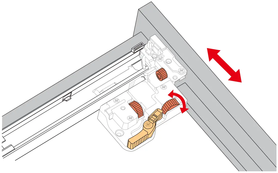 WYNDHAM COLLECTION WC 1111 60 SGL D x 35 in H Single Bath Vanity in Dark Gray - Side Adjustment